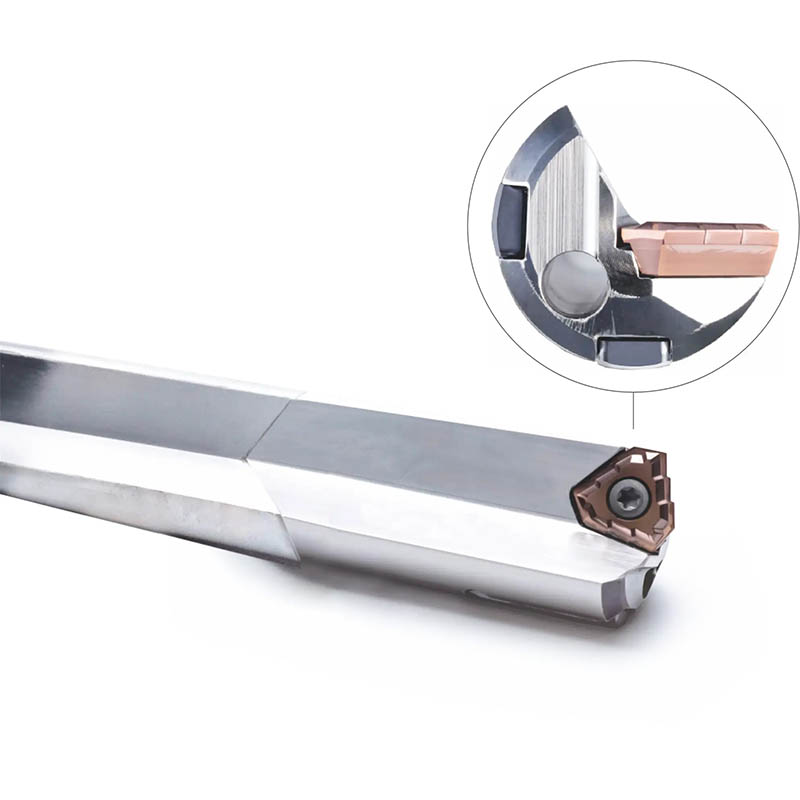 Taladro de pistola con plaquita indexable